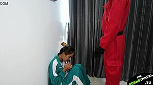 squid game hardcore anal fuck