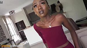 slutty ebony college girl rides rough cowgirl