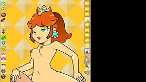 Mario Princess Daisy Gives Blowjob In Game