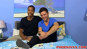 cute jock loves big black cock hot interracial gay sex