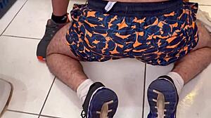 Married Redhead Lures Doorman For Rough Anal Sex?