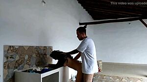 Colombian Babe Bent Over with Curvy Ass and Big Pussy in Amateur Videos