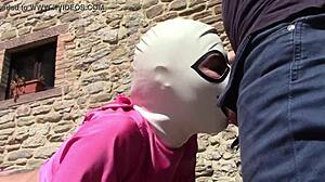 Laura In Heels Gets Outdoor Blowjob Creampie!