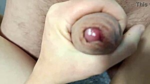 First jerked off then fucked hard and cummed inside her