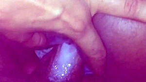 Fiancée's Wet Pussy Spread And Creamy From Orgasm.
