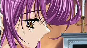 Anime maid bends over for pussy fucking