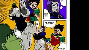teen titans relief by doompypomp in anime hentai style with big cocks