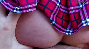 This intense session shows no mercy for her tight pussy with bareback pounding and dirty talk.