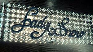 Lady Snow rides strapon!