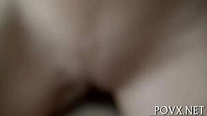 Teen Couple's Passionate Fucking With Erected Pecker And Shaved Vagina