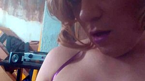 Beautiful latina escort shemale shows off her stunning body