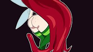 horny fairy betilla acts naughty in the forest