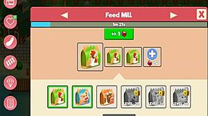 brunette milf hints at big tits in hentai game