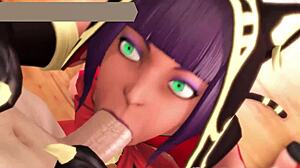 curious how a 3d gorgeous booty takes a creampie in anime style?