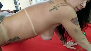 Latina MILF amateurs enjoy unprotected anal sex with big dick