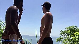 Fucking in Nature with Big Cock and Cum