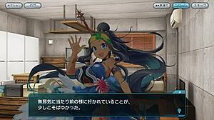 in the strange world of falling star, an asian hentai game unfolds with japanese anime characters exploring fantasies