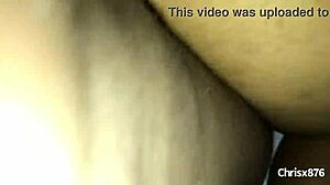 Amateur black sex, doggystyle fun with BBW