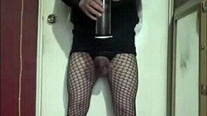 I Feel So Hot Watching This Bisexual Crossdresser Pump Up