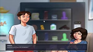 Commented gameplay of a Hentai game called Summer time saga unc part 13.