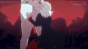 Helltaker, The Sexy Cartoon Demon, Delivers Powerful Blowjobs With Passion And Intensity!