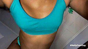 I feel so relaxed with my hairy body while alone