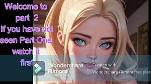 Kissing and denial with a hint of hentai in the extreme edge series