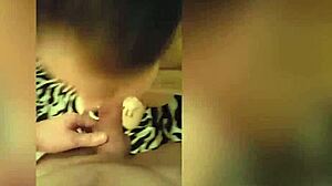 Chubby Girlfriend Sucks Cock!