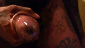 hairy bbc hallelujah johnson masturbates his monster cock solo