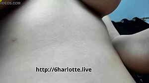 Big Ass Blonde Teases Wet Camel Toe on 6harlotte Live Show