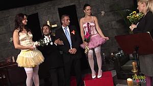 did stacey saran just turn a wedding into group sex?