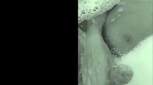 playing in the bathtub with brazilian amateurs