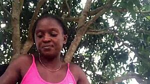 Crazy Bitch Unboxes Package In Front Of Strangers