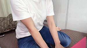 Amateur Teen Masturbates After Watching Romance Video!