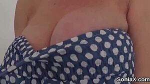 Unfaithful Uk Milf Gill Ellis Flaunts Her Huge Monster Jugs In Fetish Play