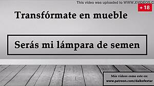 Transform into my semen lamp! Jerk off instructions in spanish.