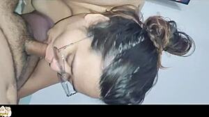 Fucking her tight wet pussy with my cock makes her drip deliciously