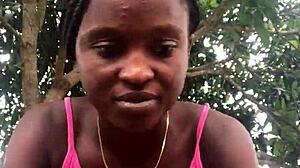 Crazy Bitch Unboxes Package In Front Of Strangers