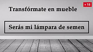 Transform into my semen lamp! Jerk off instructions in spanish.