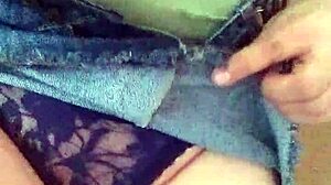 Natasha Teases Her Pussy Lips With Clips