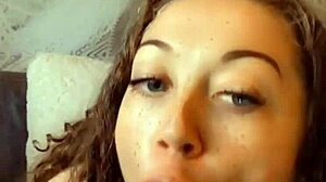 Miss Daisy Mae Sucks Her Dildo While Friend Syren Plays With Her Wet Pussy.