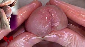 Super Close-Up Glans Urethral Games with Amateur Dilator Action