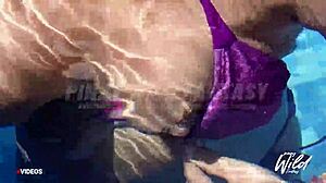 Petite Chubby Teen's Oiled Ass Blowjob and Hardcore Bubble Butt Action