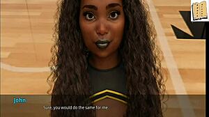 Katie's deepthroat on monster cock!