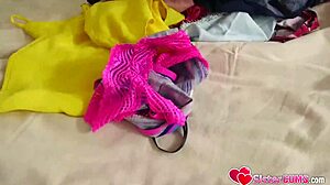 Spying on stepsister before deep ass pounding! 😏