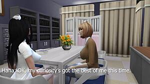 Exciting prison school hospital scene from anime!