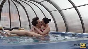 Angie Moon Petite Teen Cum in Mouth Old Lover