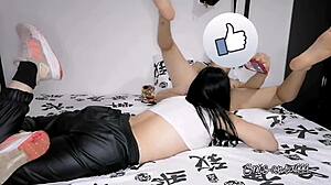 colombian american teens stop solo play and explore couple activities at home