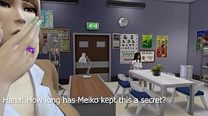 Exciting prison school hospital scene from anime!