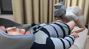 Exciting prison school hospital scene from anime!